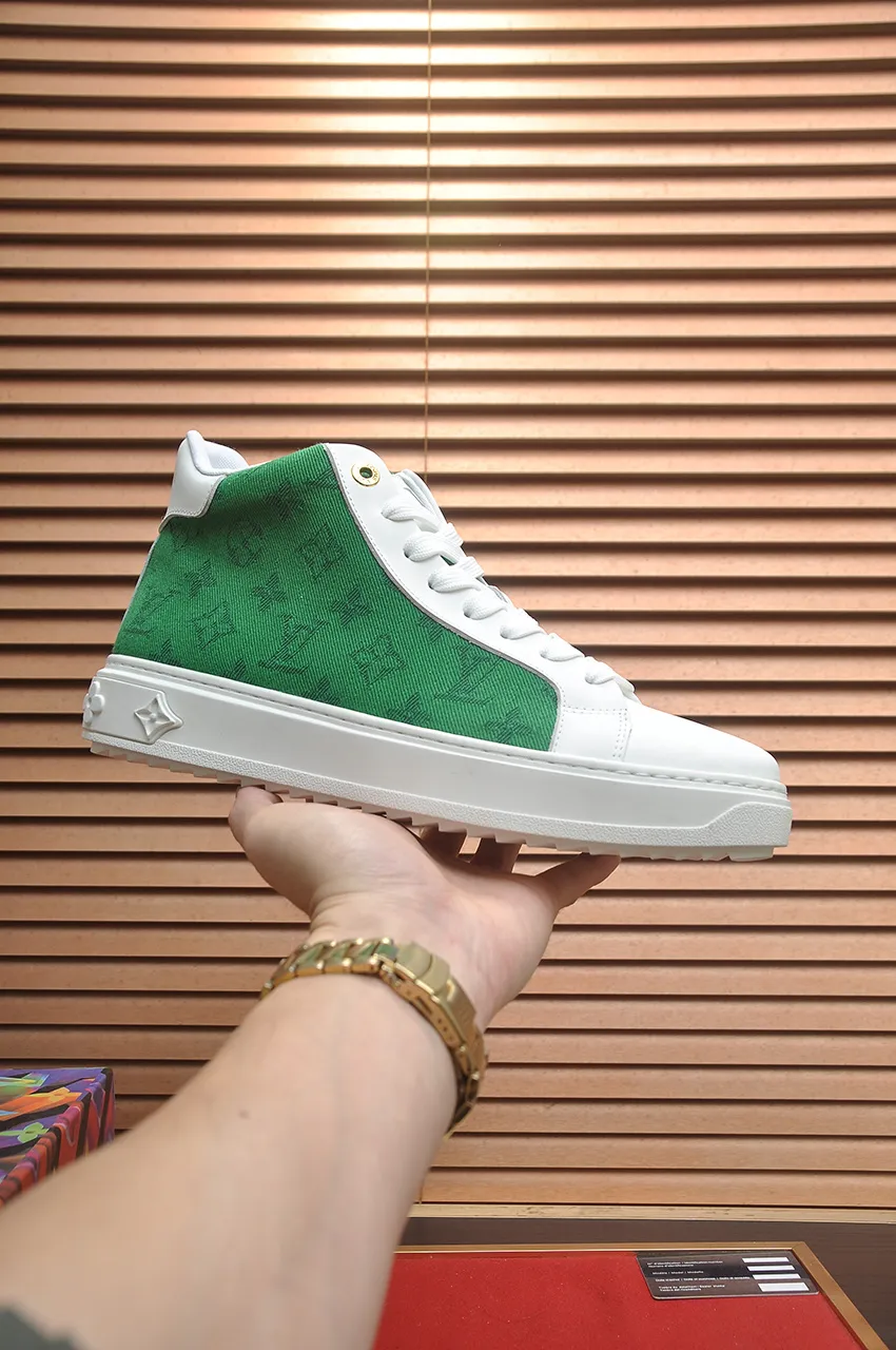 Men's shoes 💰600💶[LOUIS VUITTON] Original order price (mesh lining) new model 🍀LV Louis Vuitton * - top version of LV classic trendy shoes! Made of imported original cowhide, water-dyed cowhide lining, and original wear-resistant rubber outsole! High quality products! Code number 38-45 (45 is custom-made and cannot be returned or exchanged)